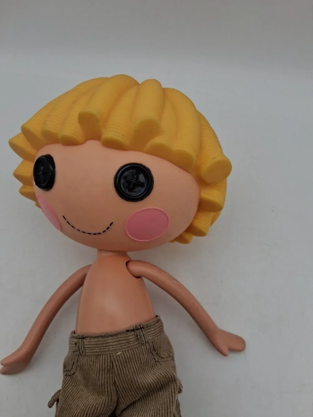 Lalaloopsy Patch Treasure Chest Pirate Boy Blonde Hair 2010 Doll Pants Shoes